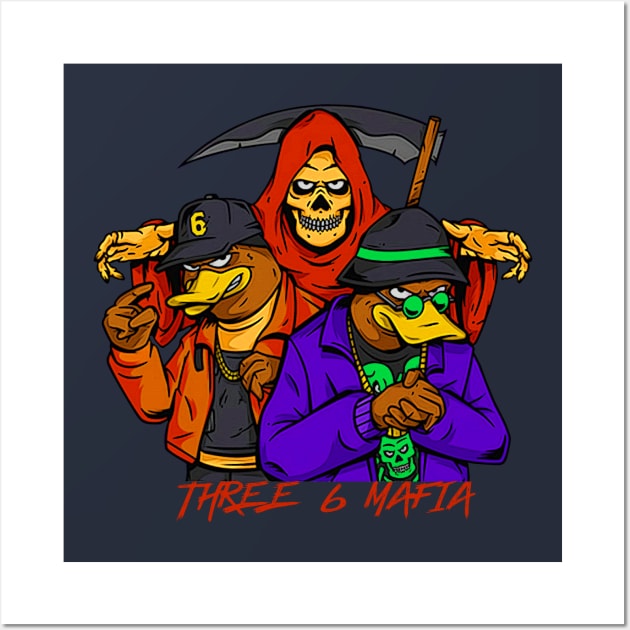 Three 6 Mafia///Fanart Design Wall Art by ROJOLELE